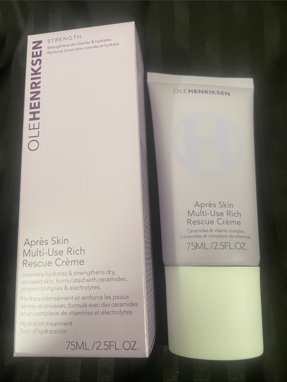 Ole Henriksen Après Skin Multi-Use Rich Rescue Crème — Lavender and White